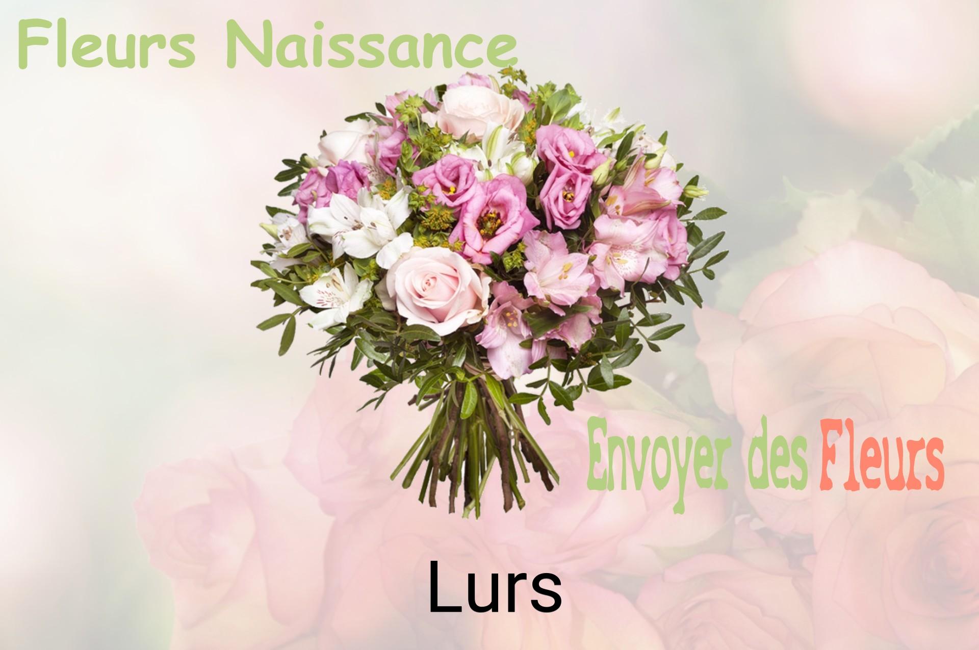 Bouquet de fleurs de naissance livré à Lurs